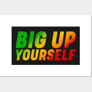 Big Up Yourself Rasta Colors Reggae Posters and Art